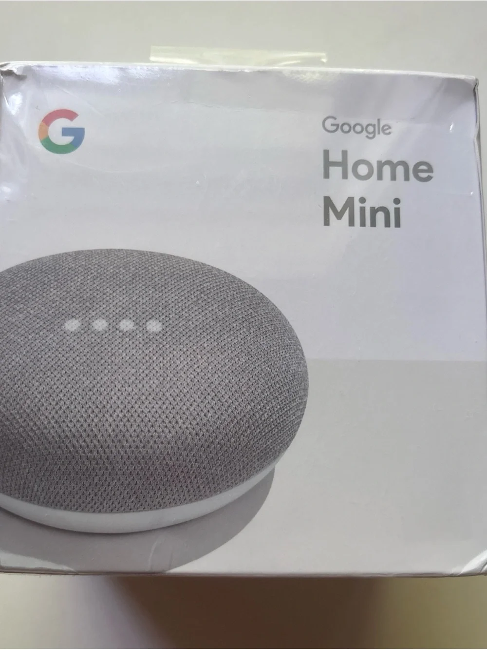 google Home Mini - Chalk White Top with White Base
